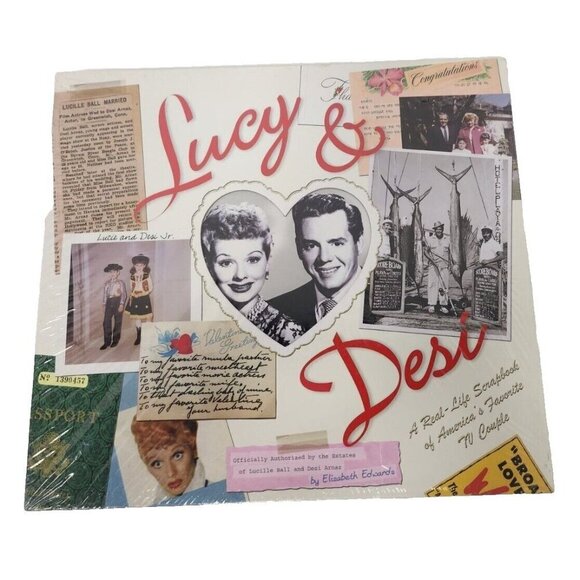 Vintage Lucy & Desi A Real Life Scrapbook Of Americas Favorite TV Couple NEW - Picture 4 of 8